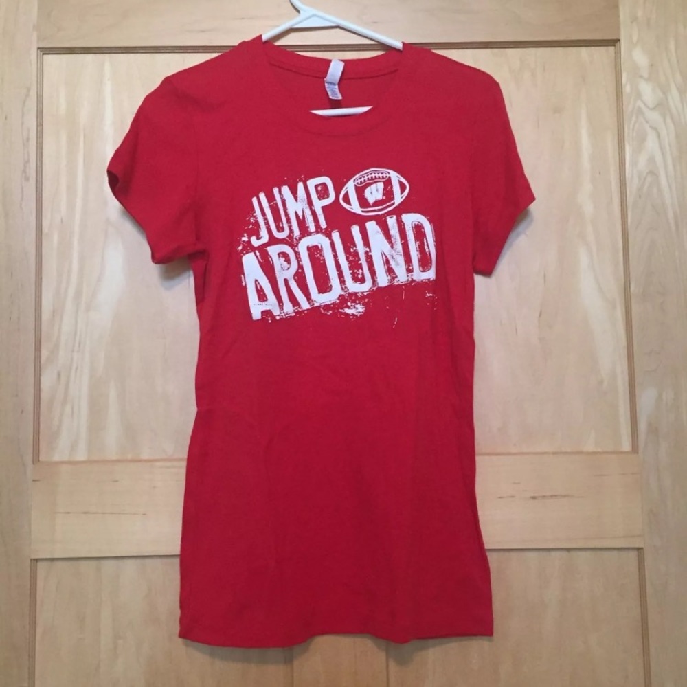 Wisconsin badgers football tee