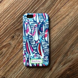 Lilly Pulitzer red right return iPhone 6 case
