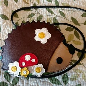 Sleepyville critters hedgehog purse