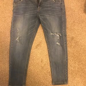 Distressed Mossimo Jeans