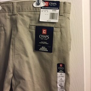 NWT Boy's Chaps Khakis, Size 12 Husky