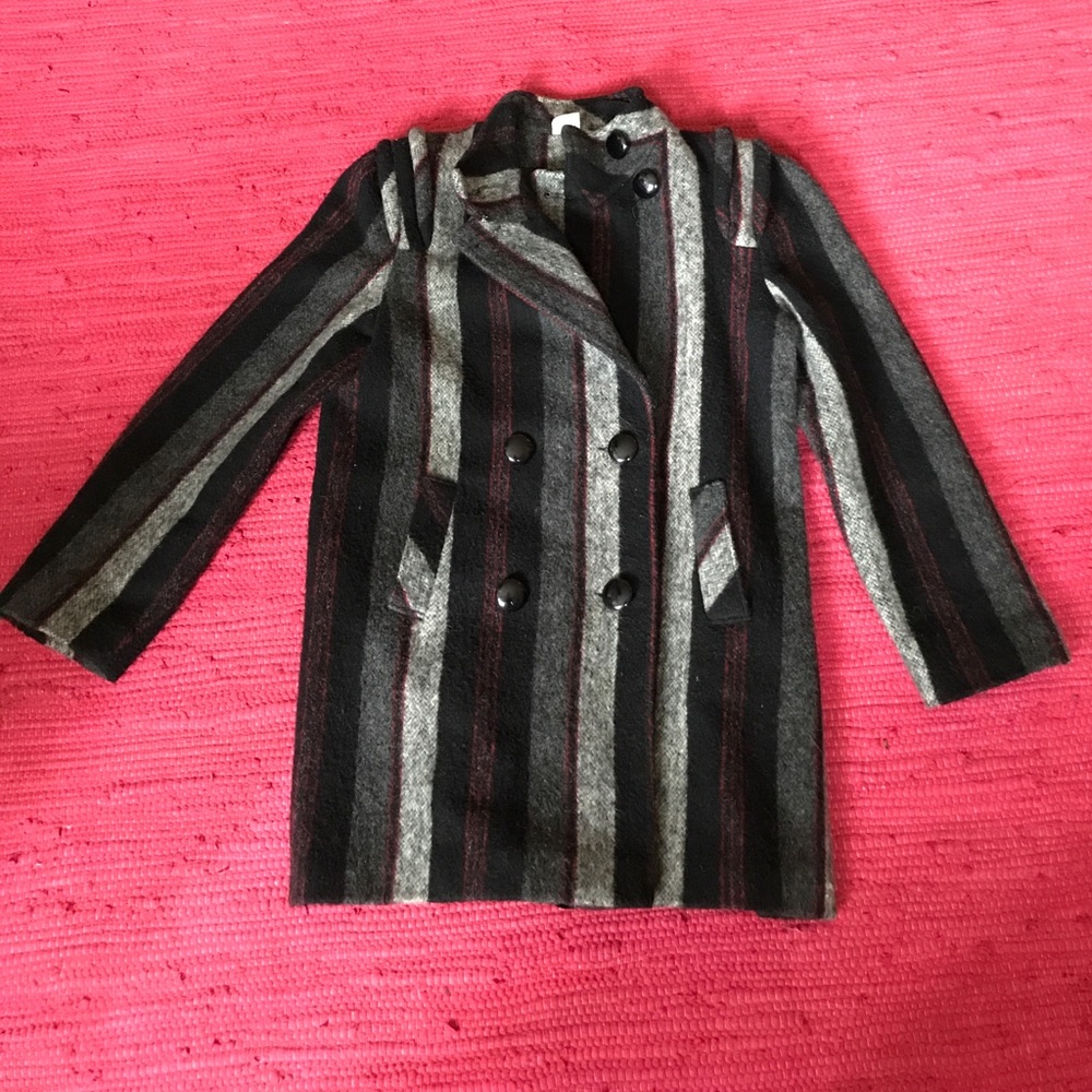 Incredible Vintage Wool Striped Jacket