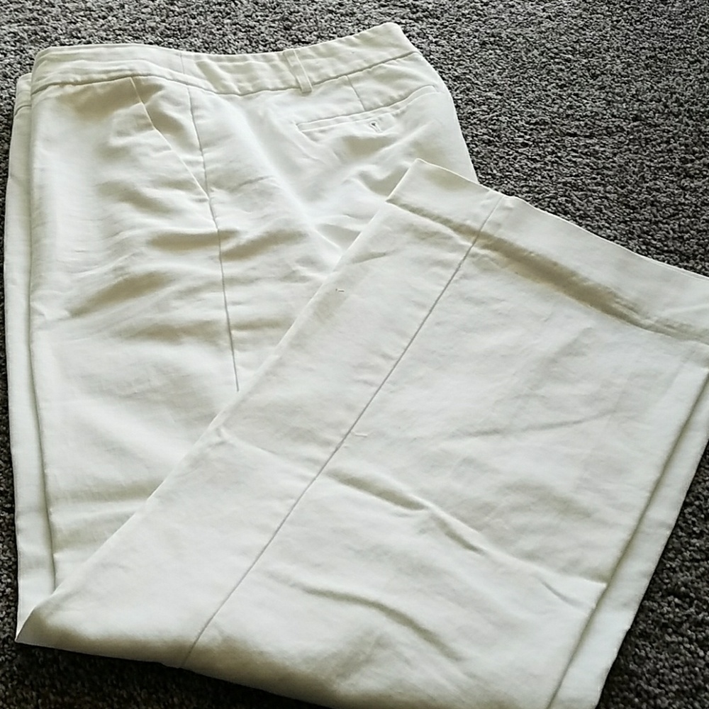 White dress pants
