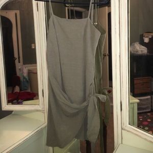 Army Green mini dress