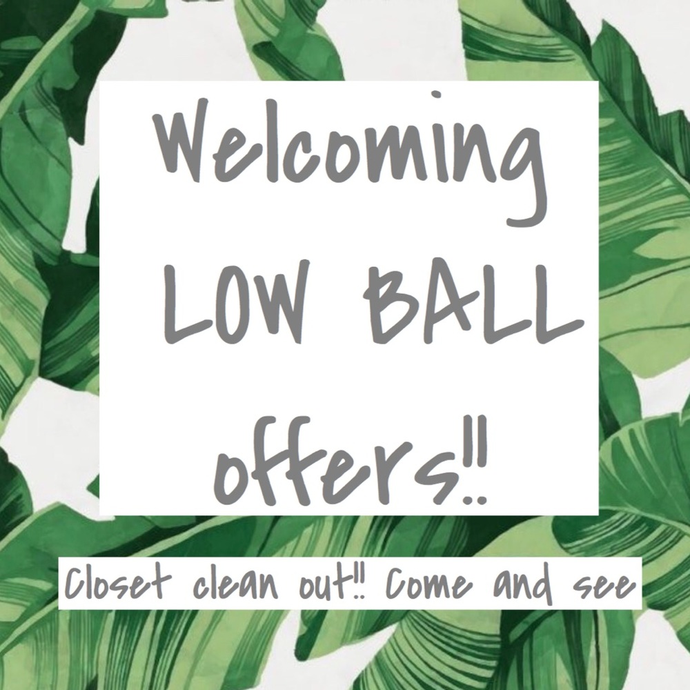 Welcoming low ball offers