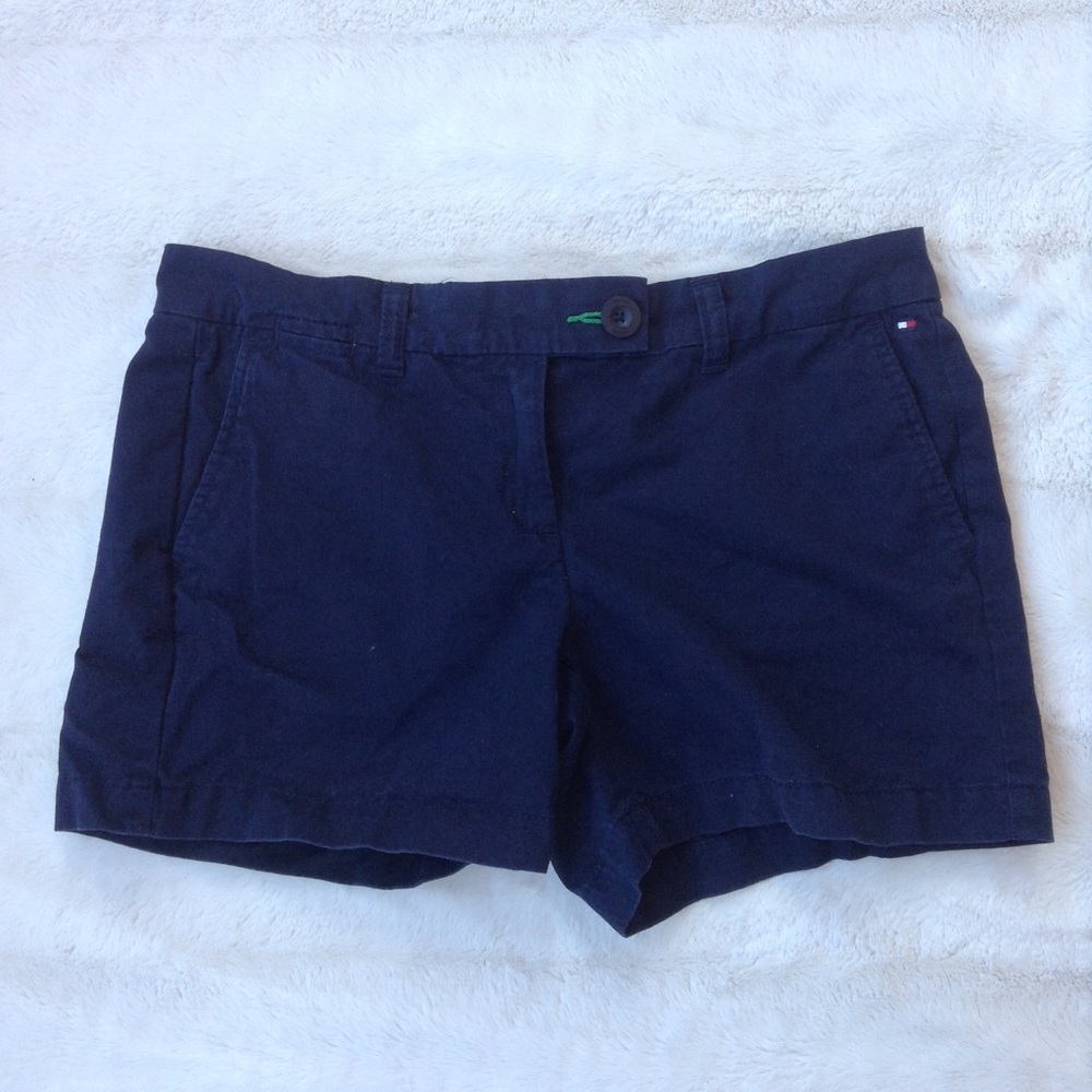 Tommy Hilfiger Navy Blue Shorts - Picture 1 of 3