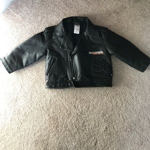 Toddler Harley Davidson bomber jacket 2T