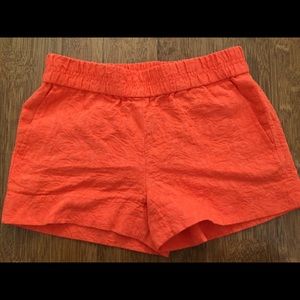 J.CREW floral jacquard boardwalk pull-on short