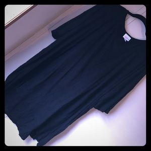 LuLaRoe BLACK Ribbed IRMA
