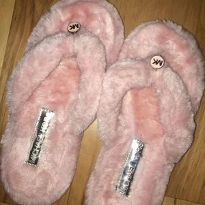 Michael Kors Fur Slippers