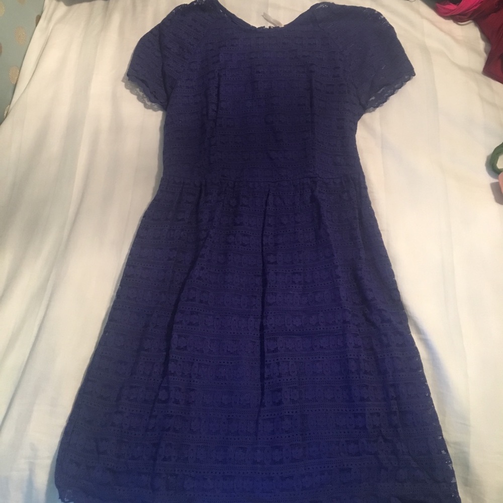 Free people Sz 2 purple lace dress