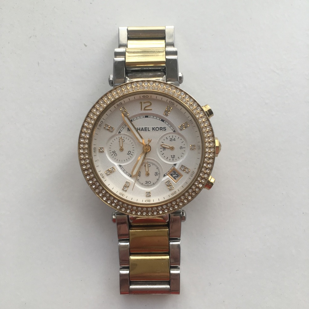 Michael Kors Parker Gold & Silver Watch