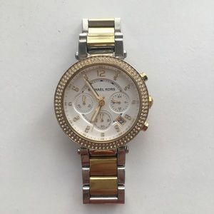 Michael Kors Parker Gold & Silver Watch