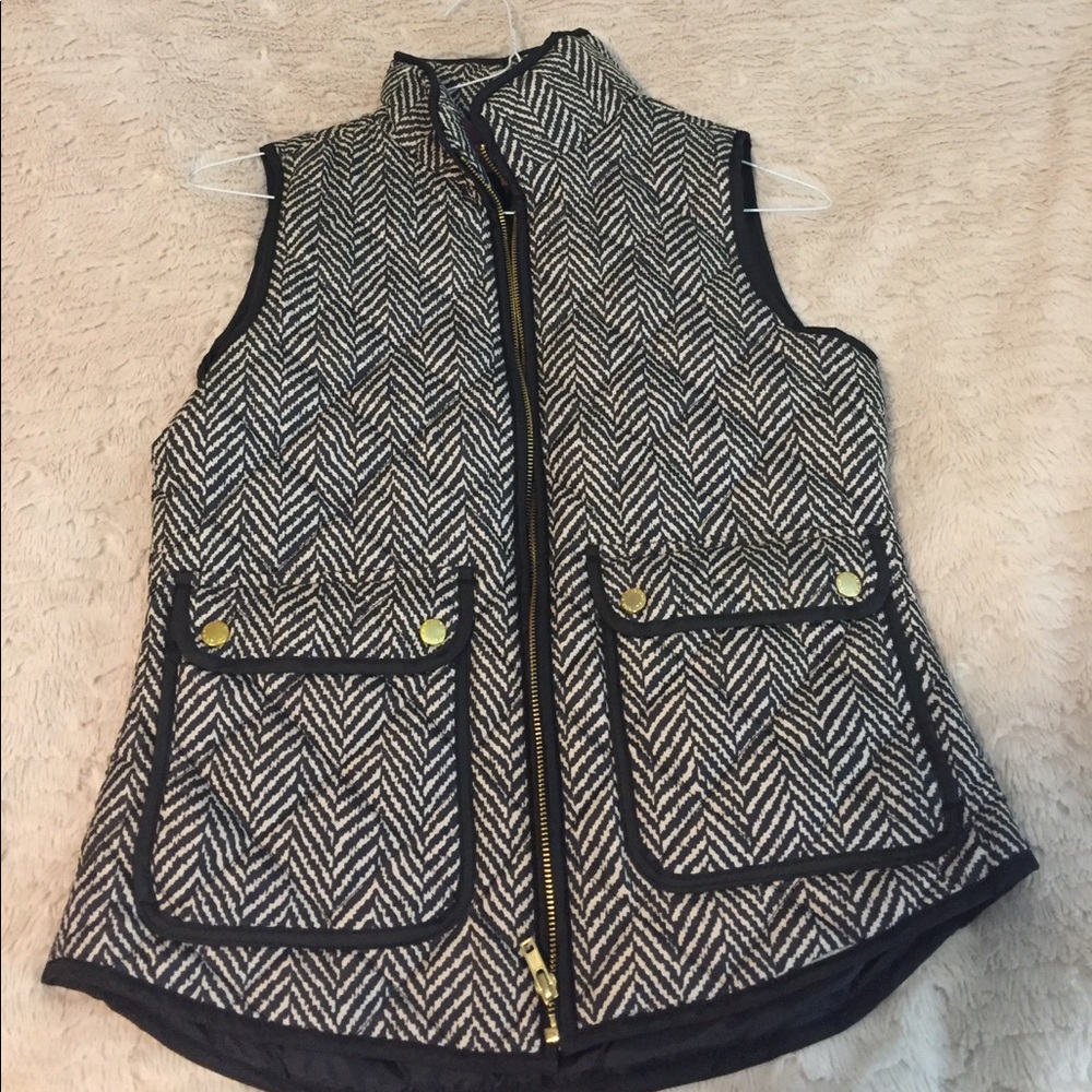 Savile row quilted houndstooth vest size small