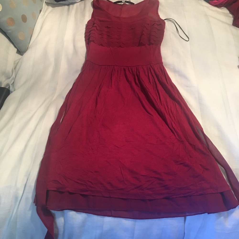 Kensie Sz s wine colored dress
