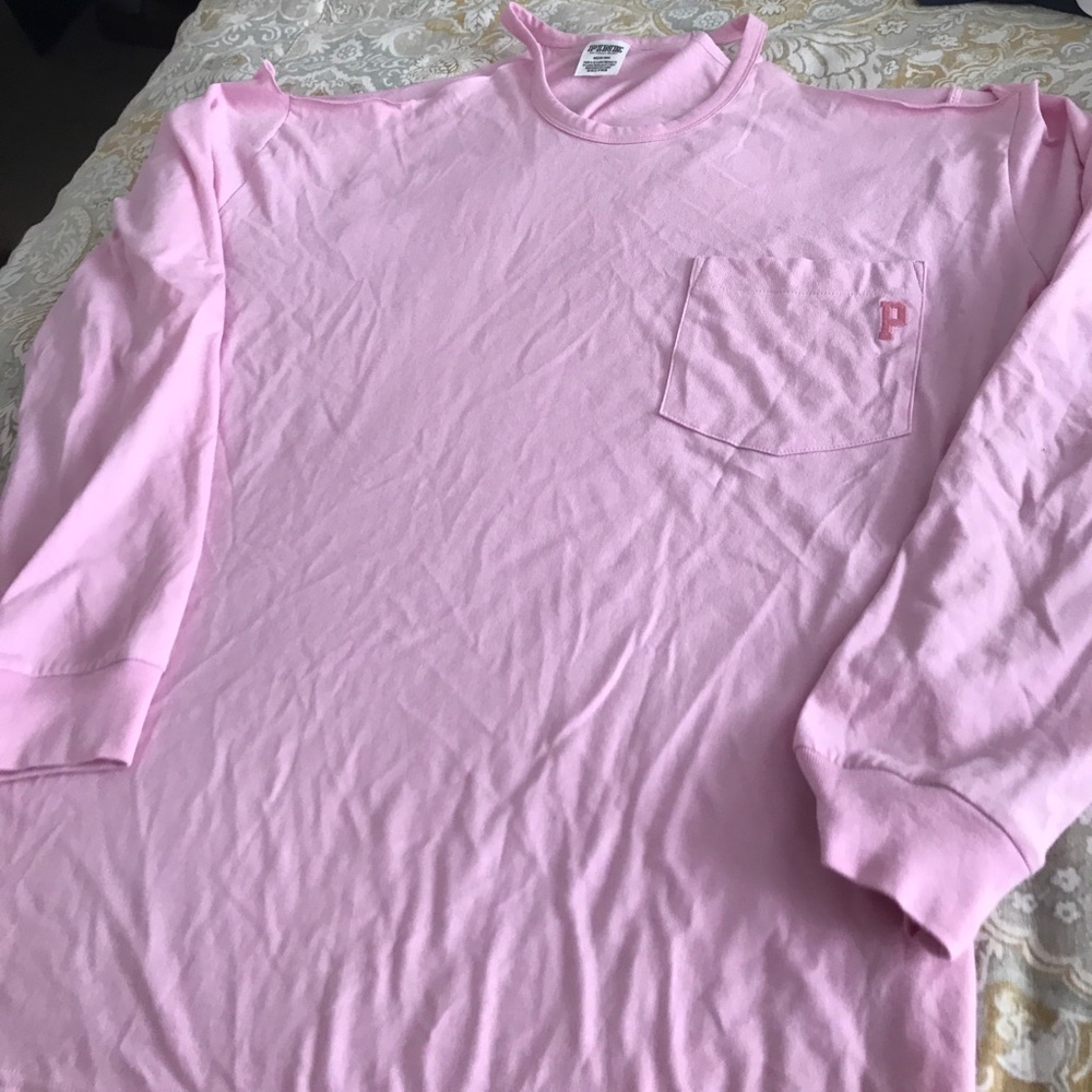 Victoria secrets shoulder cut out shirt