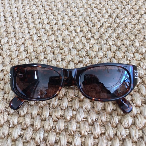 Vintage Cynthia Rowley Vintage Crystal Tortoise Sunglasses main image 4