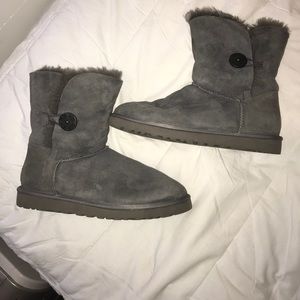 Gray Bailey Button Up Uggs