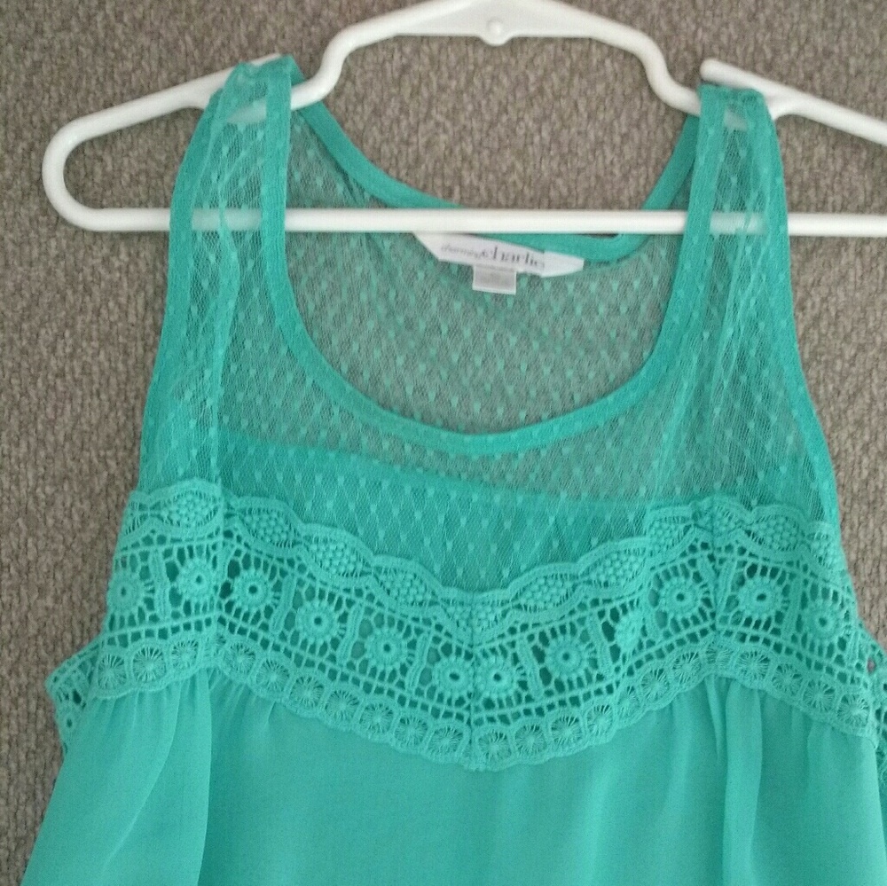 Charming charlie sleeveless blouse