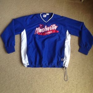 Nashville hornets pullover windbreaker
