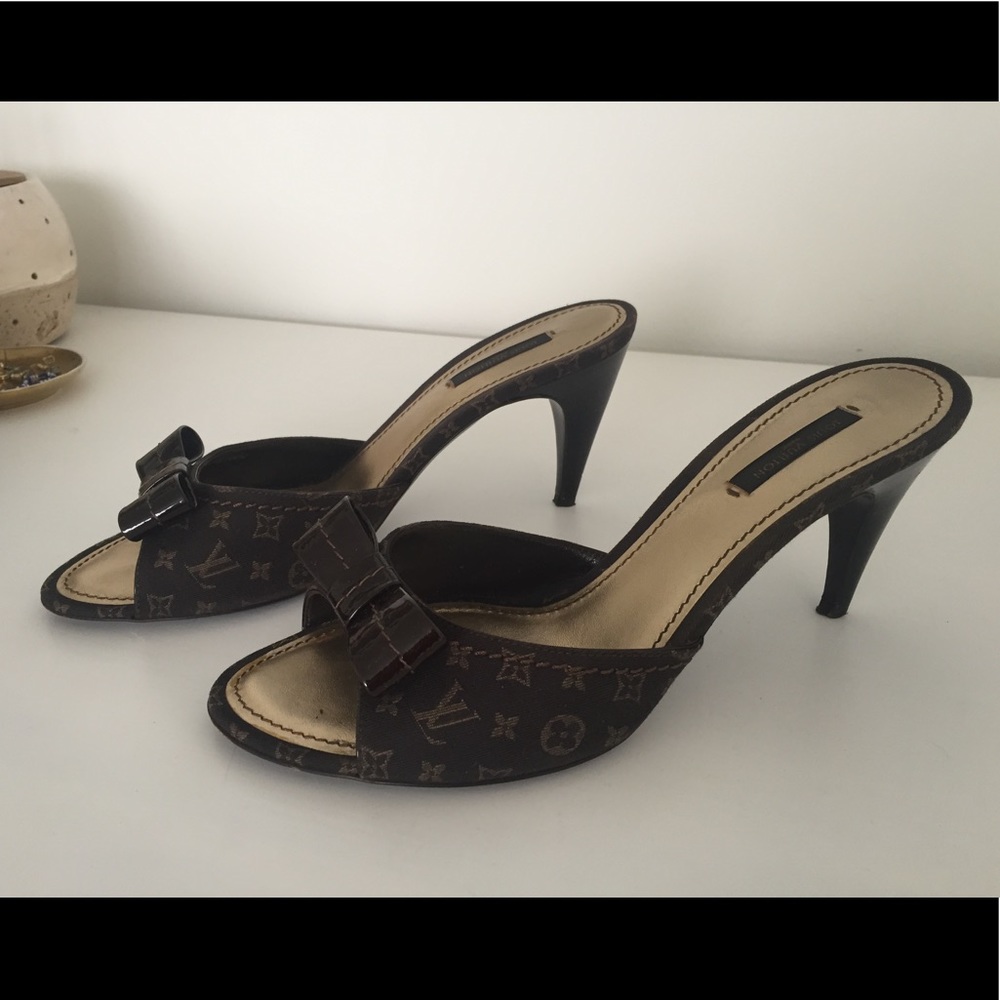 Louis Vuitton Open Toe Mules
