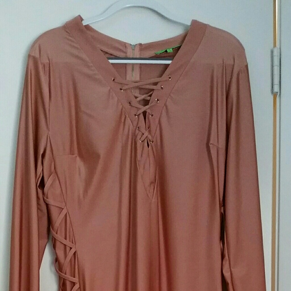 Copper colored dress