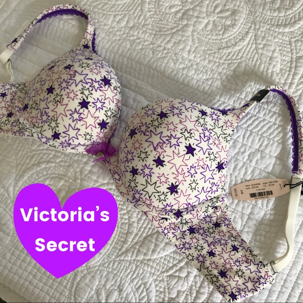 VS Star Rhinestone Bra