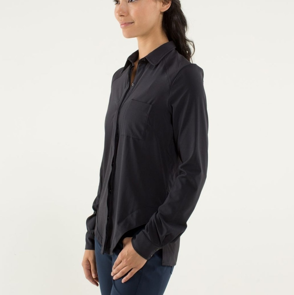 NWOT Lululemon Urbanite Shirt - Black, Size 8