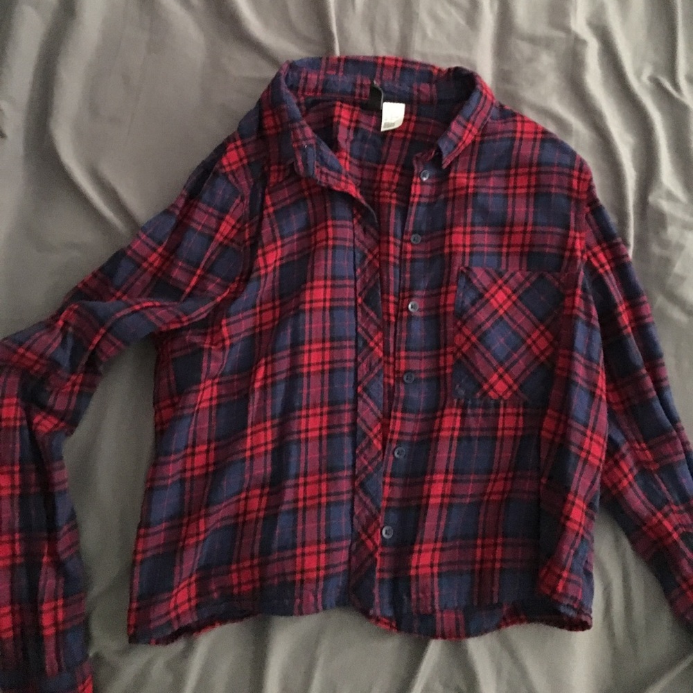 H&M Red and Blue Flannel 🔴🔵