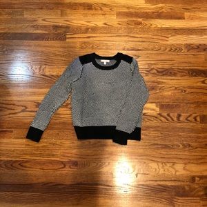 Black and White Banana Republic Sweater