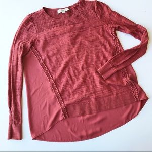Ann Taylor LOFT Fall Long Sleev Sweater Top Blouse