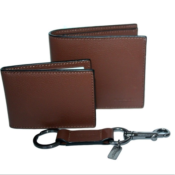 NWT COACH Men ID Wallet  Gift Set - Picture 7 of 8