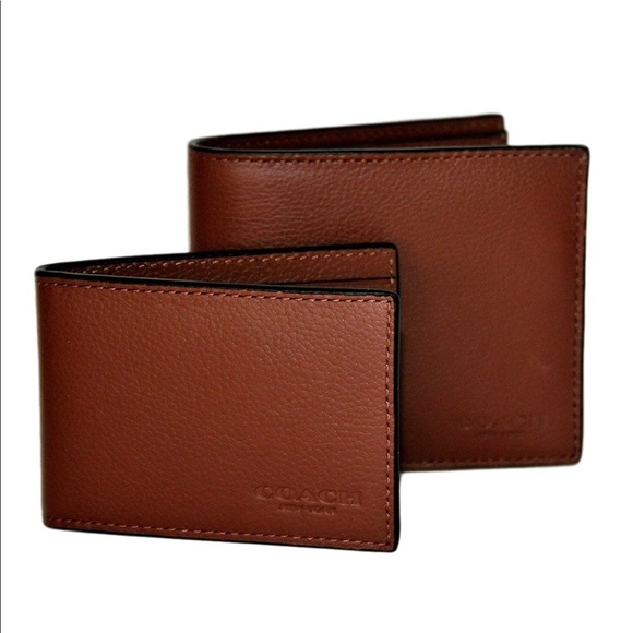NWT COACH Men ID Wallet  Gift Set - Picture 8 of 8