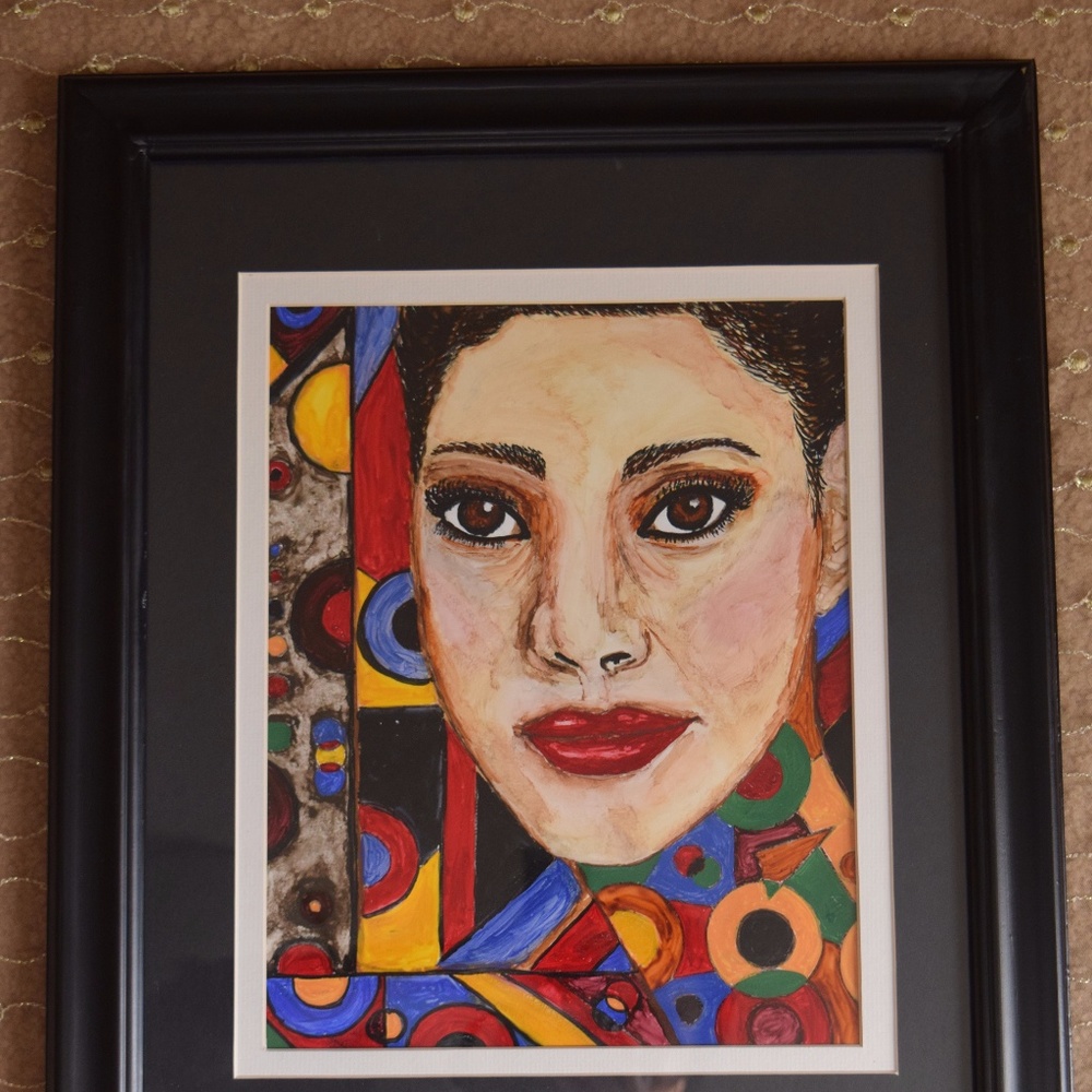 Final Sale - "Dans La Chambre" original watercolor