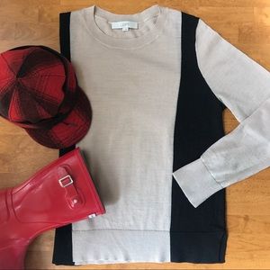 5 for $15 Loft Color Block Wool Blend Sweater