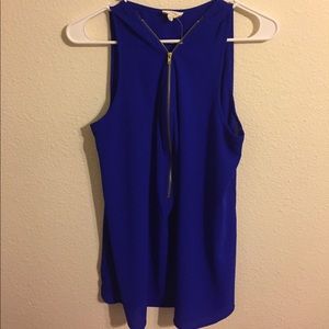 Blue Zipper Shirt