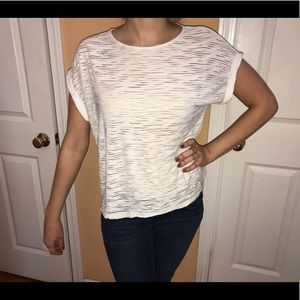 Cream Blouse w/ Draped Back