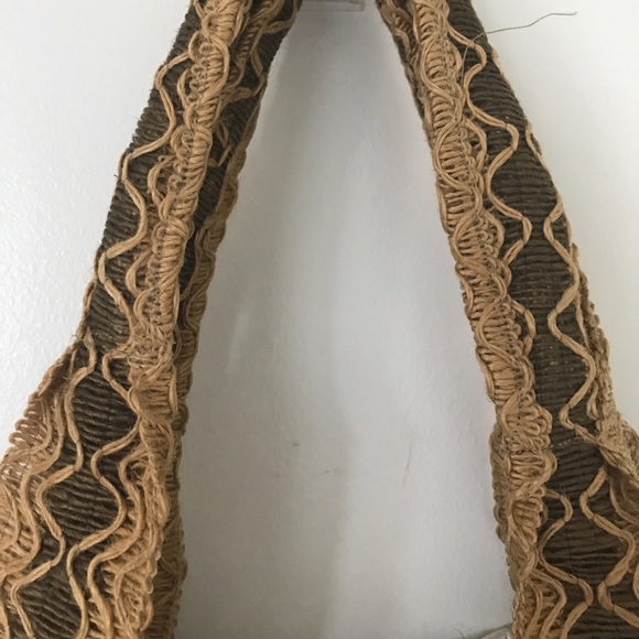 ONE OF A KIND HANDMADE NATURAL BAG. XL. WHITE. - Picture 5 of 8