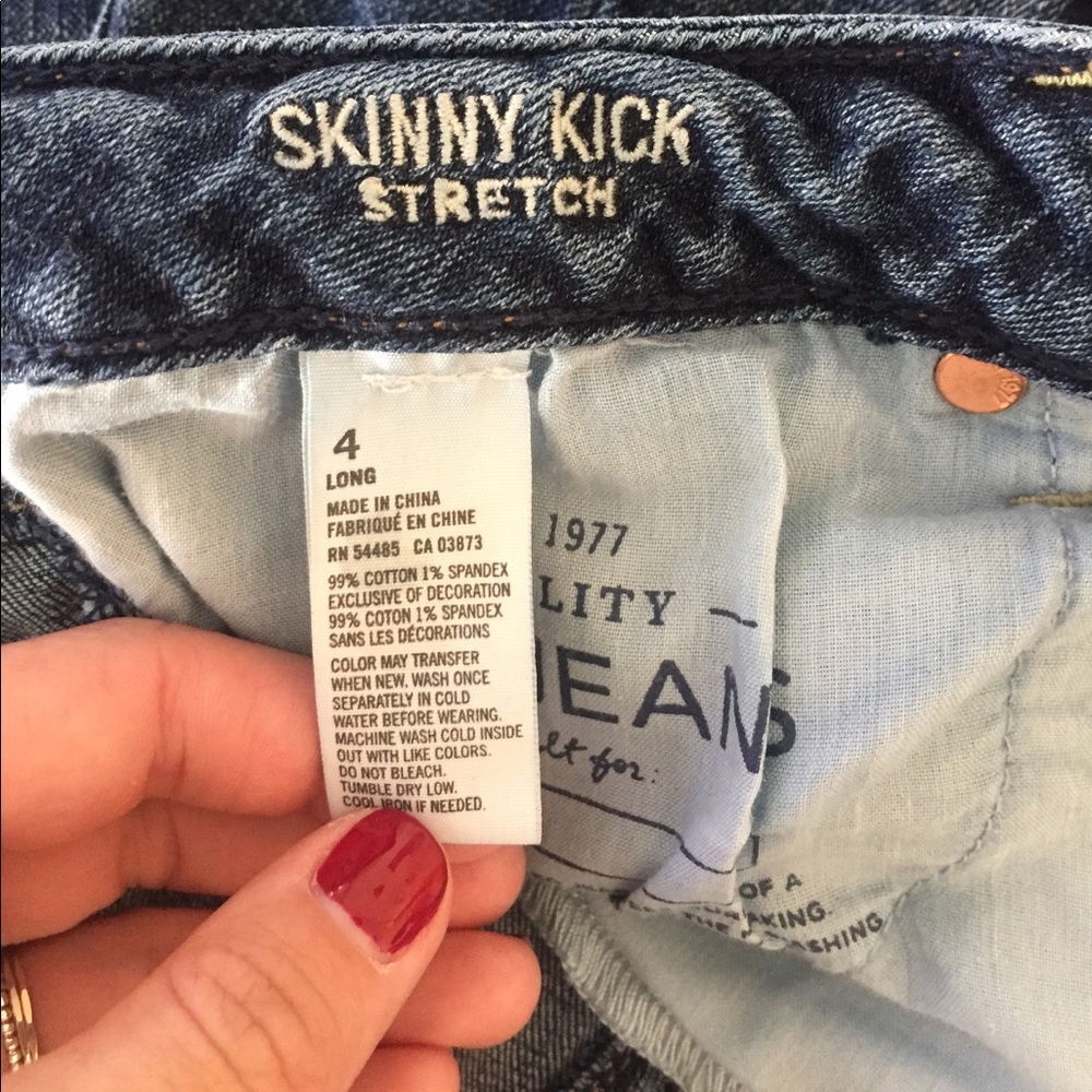 American Eagle skinny kick bootcut jeans