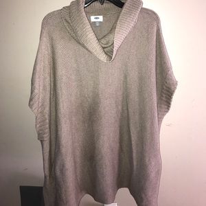 Super comfy poncho sweater from Old Navy