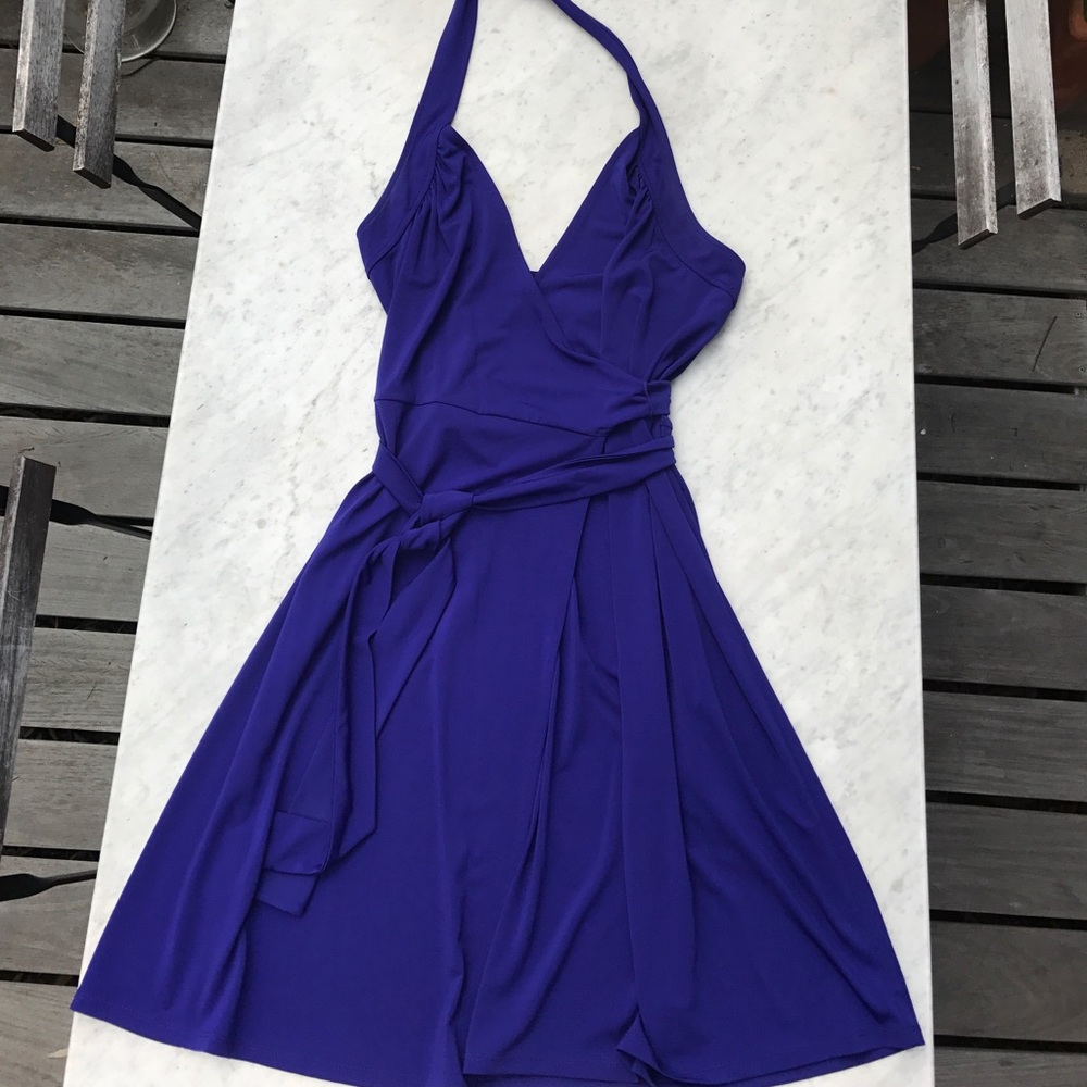 BCBG Halter Wrap Dress