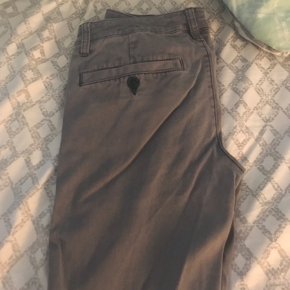 American eagle work pants grey size 6 LONG