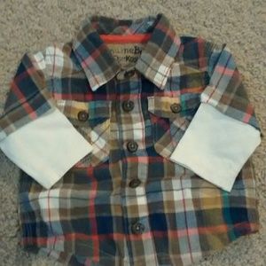 Oshkosh plaid button down
