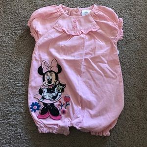 Minnie Mouse onesie