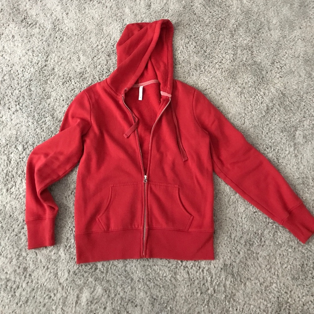 Red hoodie