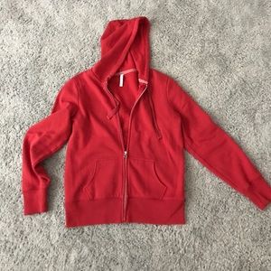 Red hoodie