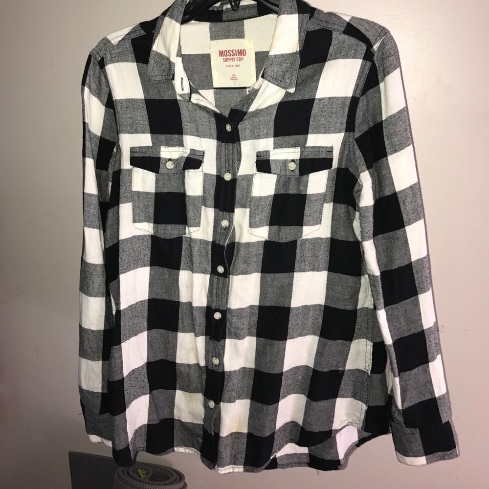 Black and white flannel