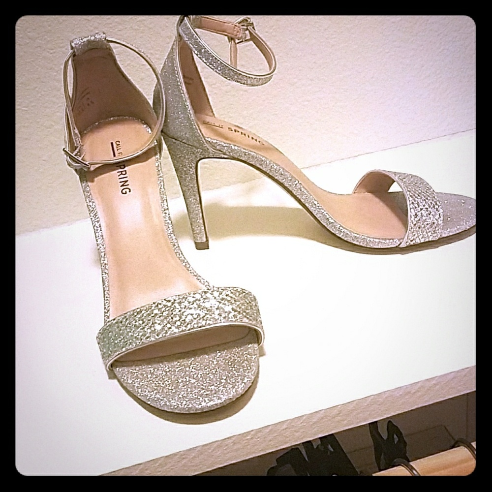 Silver heels
