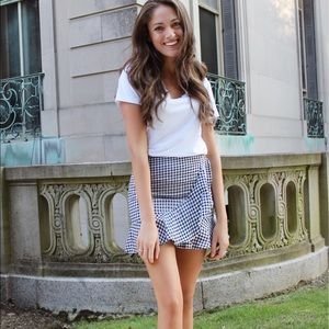 H&M gingham skirt