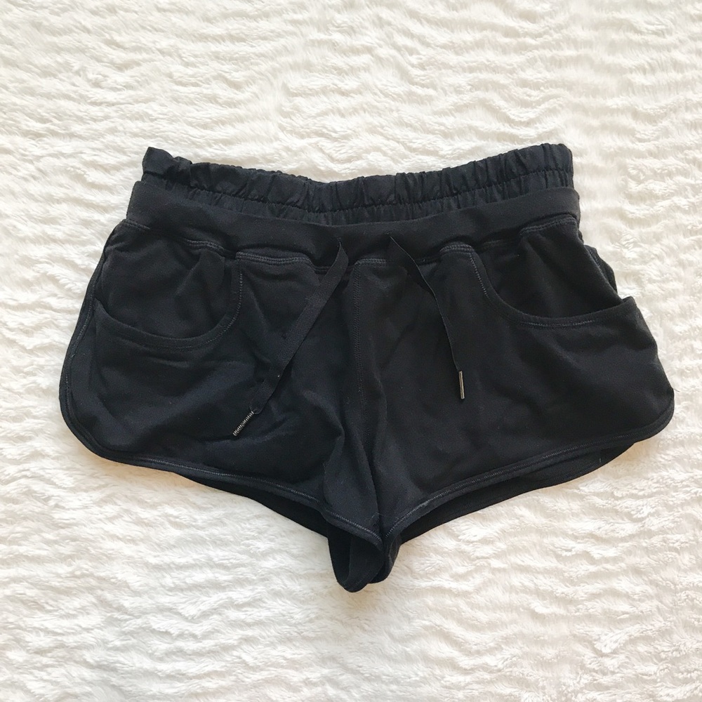 lululemon Black Short Workout Shorts